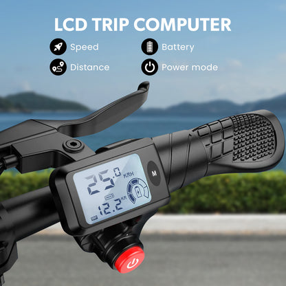 VALK Electric Scooter with Seat, 30km Range, AU Compliant, Disc brakes, 14" Tyres, for Adults, Teens, Commuter