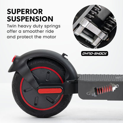 VALK Synergy 7 Electric Scooter, 500W 15Ah, AU Compliant, Motorised eScooter for Adults, Black/Red