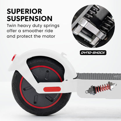 VALK Synergy 7 Electric Scooter, 500W 15Ah, AU Compliant, Motorised eScooter for Adults, White