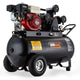 UNIMAC 8HP Air Compressor 115PSI 120L Petrol Powered Industrial Air Conditioning - Mekamart Australia