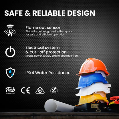UNIMAC 20KW Portable Industrial Diesel Direct Forced Air Space Heater - Mekamart Australia