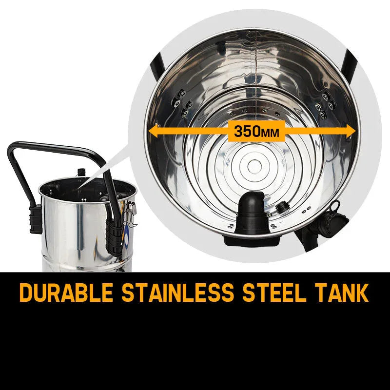 UNIMAC 60L Wet and Dry Vacuum Cleaner Bagless Industrial Grade Drywall Vac - Mekamart Australia