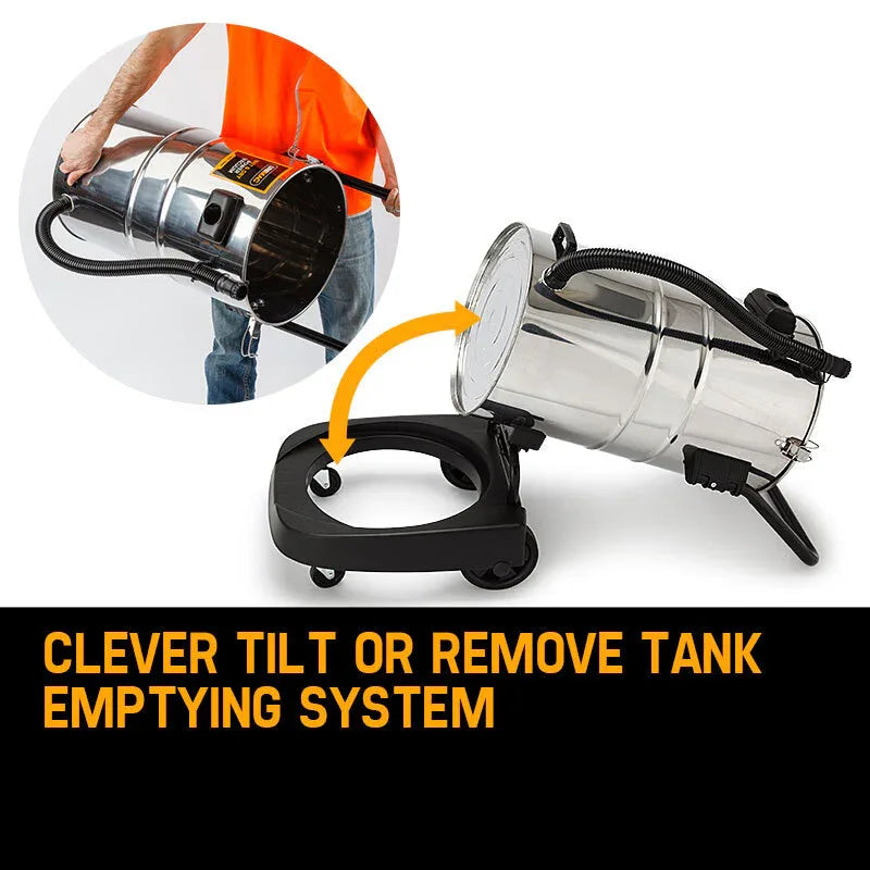 UNIMAC 60L Wet and Dry Vacuum Cleaner Bagless Industrial Grade Drywall Vac - Mekamart Australia