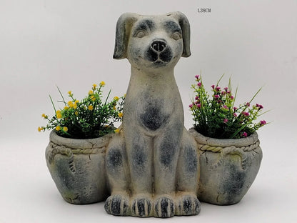 Dog with pots Planter - Mekamart Australia