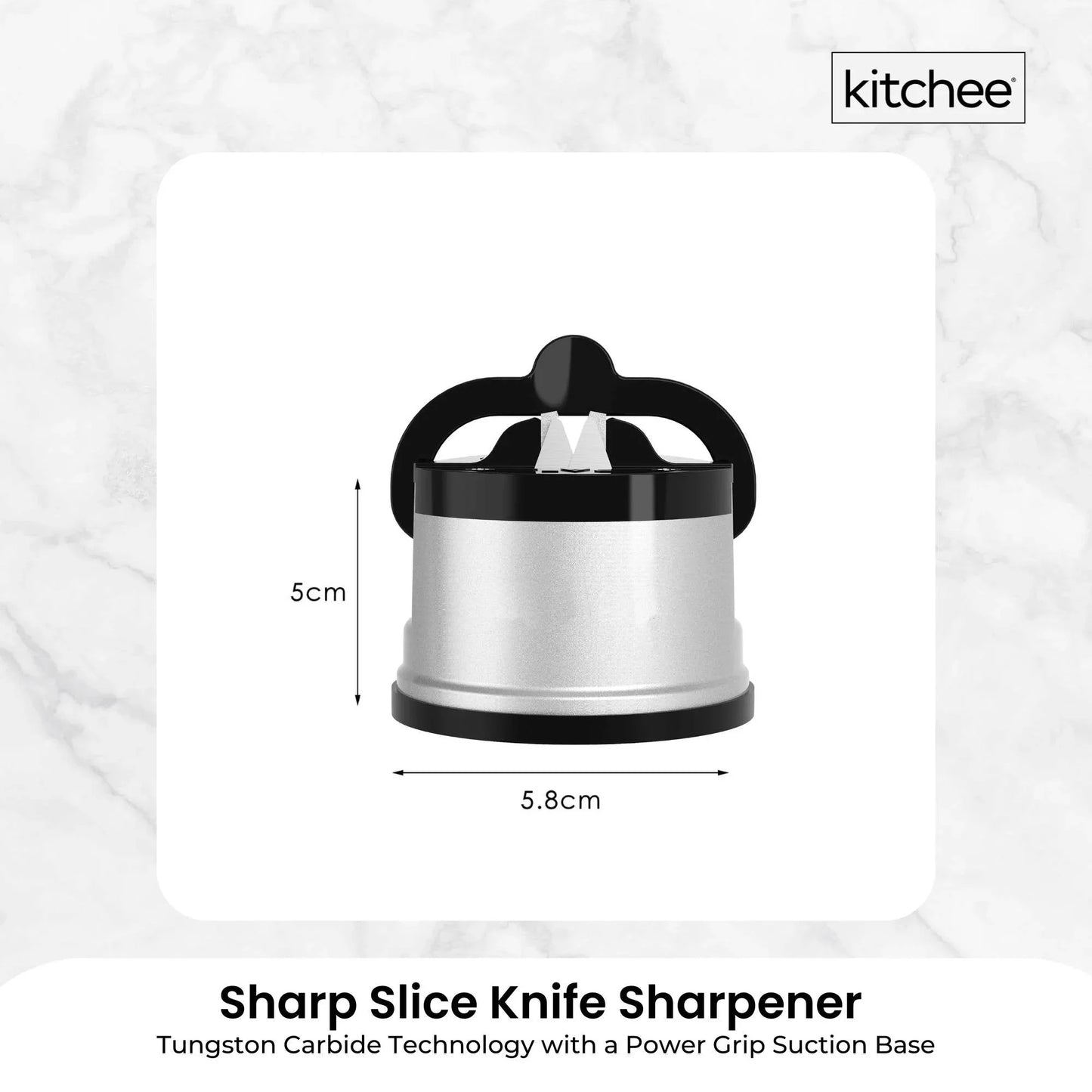 Kitchen Knife Sharpener Suction Grip for Knives Blades Scissors - Sharpening Tools - Mekamart Australia