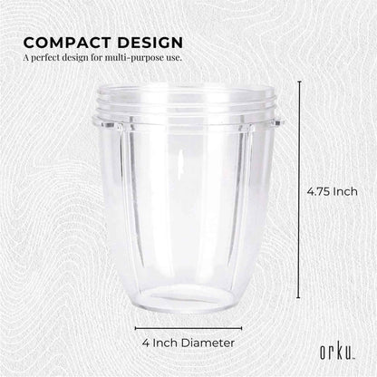 For Nutribullet Small Short Little 18 Oz Cup - For 600W + 900W Model Replacement - Mekamart Australia