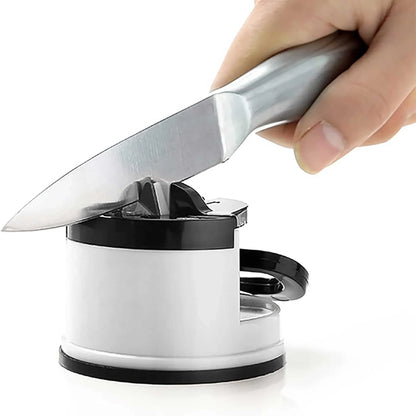 2x Kitchen Knife Sharpener Suction Grip Knives Blades Scissors Sharpening Tools - Mekamart Australia