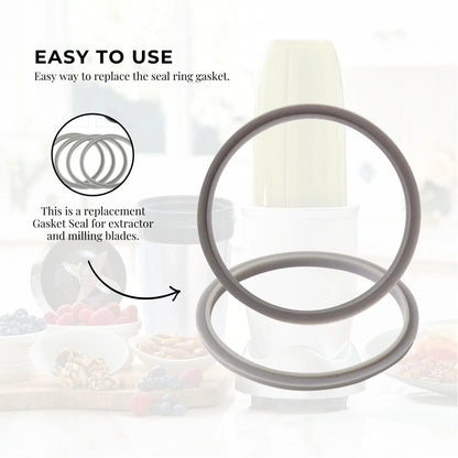 For Nutribullet Grey Gasket Seal Ring - Suits New 600 W 1200 W 900 W - Mekamart Australia