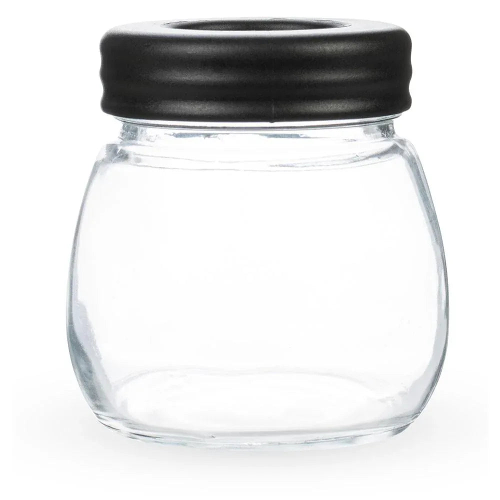 Coffee Bean Grinder - Manual Hand Stainless Ceramic Burr Core Glass Jar Nut Mill - Mekamart Australia