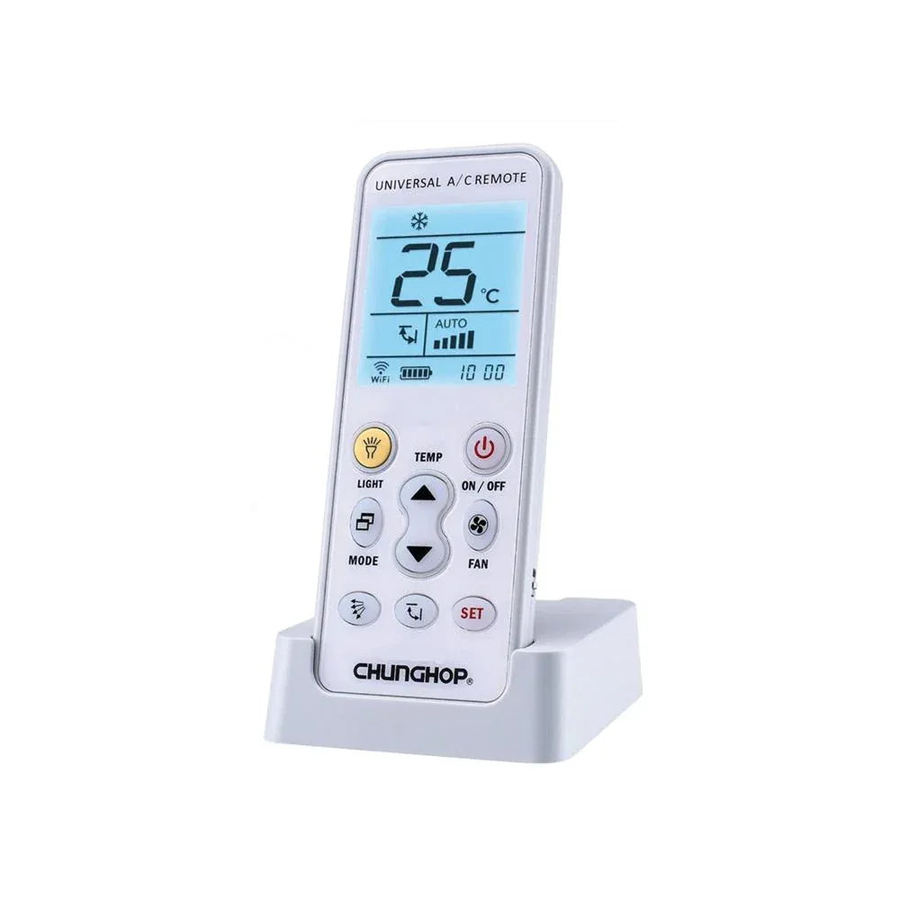 Chunghop K380EW Smart WiFi Air Conditioner Remote Compatible with HICON and More - Mekamart Australia