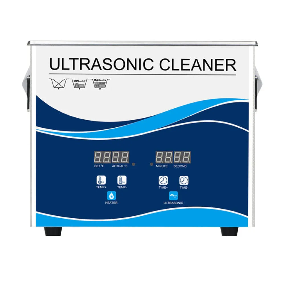 3.2L Digital Ultrasonic Cleaner Jewelry Ultra Sonic Bath Degas Parts Cleaning - Mekamart Australia