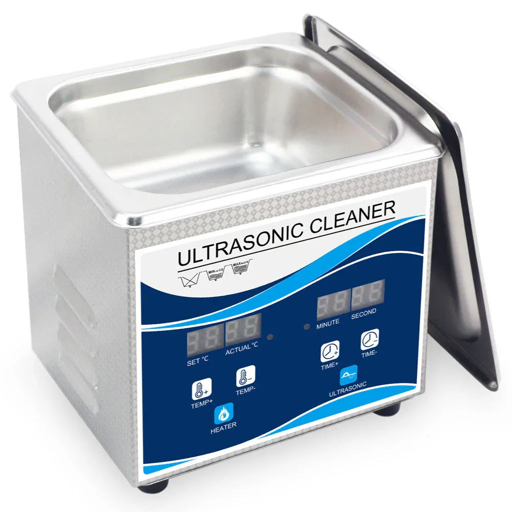 1.3L Digital Ultrasonic Cleaner Jewelry Ultra Sonic Bath Degas Parts Cleaning - Mekamart Australia