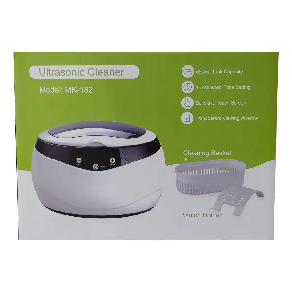 650ml Digital Ultrasonic Cleaner Ultra Sonic Bath Heated Parts Jewelry Cleaning - Mekamart Australia