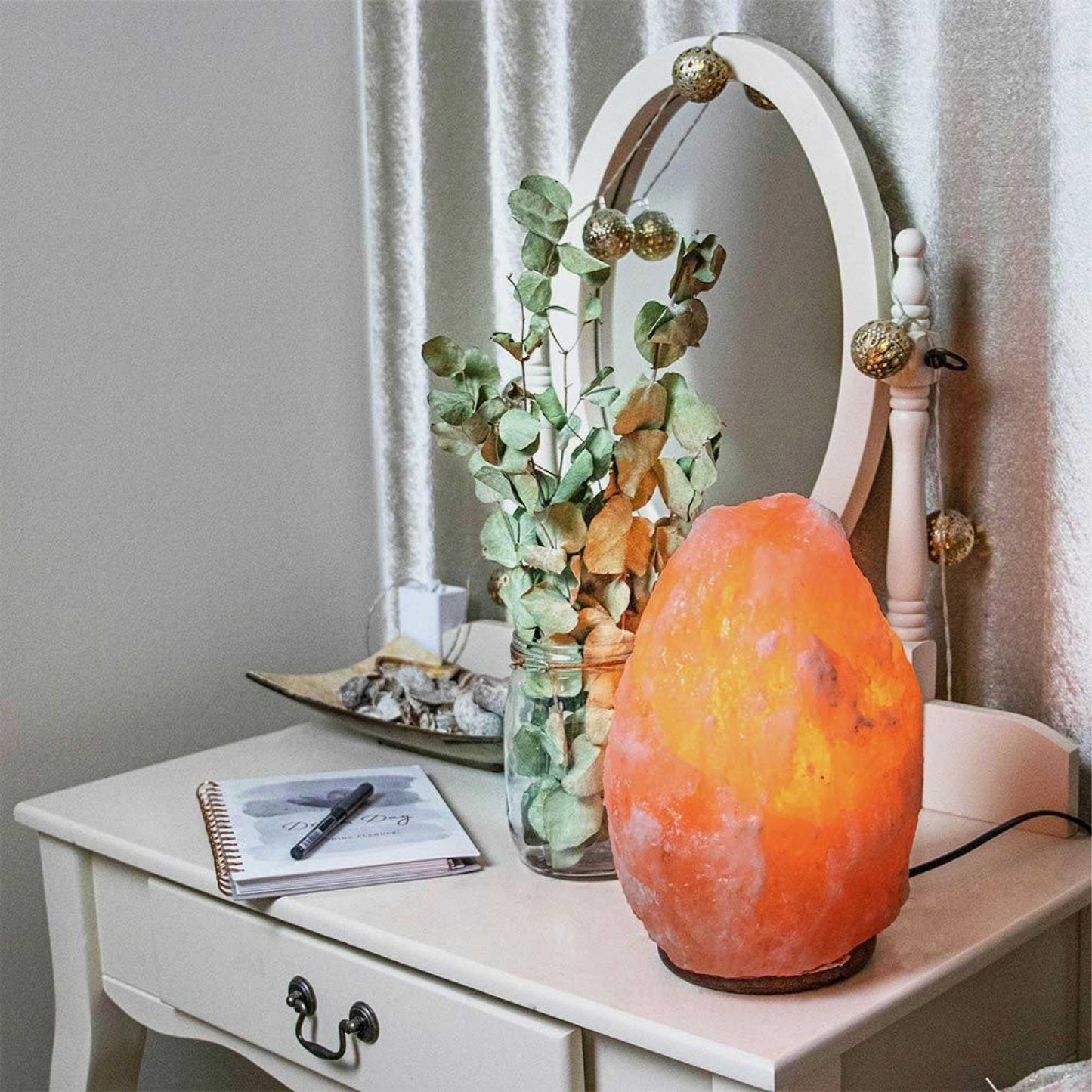 12V 12W 1-2 Kgs Himalayan Pink Salt Lamp Natural Rock Crystal Light Bulb On/Off - Mekamart Australia