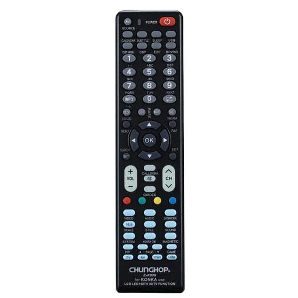 Chunghop Universal TV Remote Control Compatible with Konka LCD Smart HD Plasma - Mekamart Australia