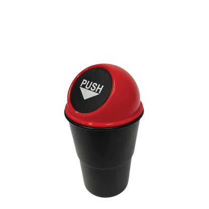 12x 550ml Mini Car Rubbish Bin - Cup Holder Trash Can Coin Ashtray Random Colour - Mekamart Australia