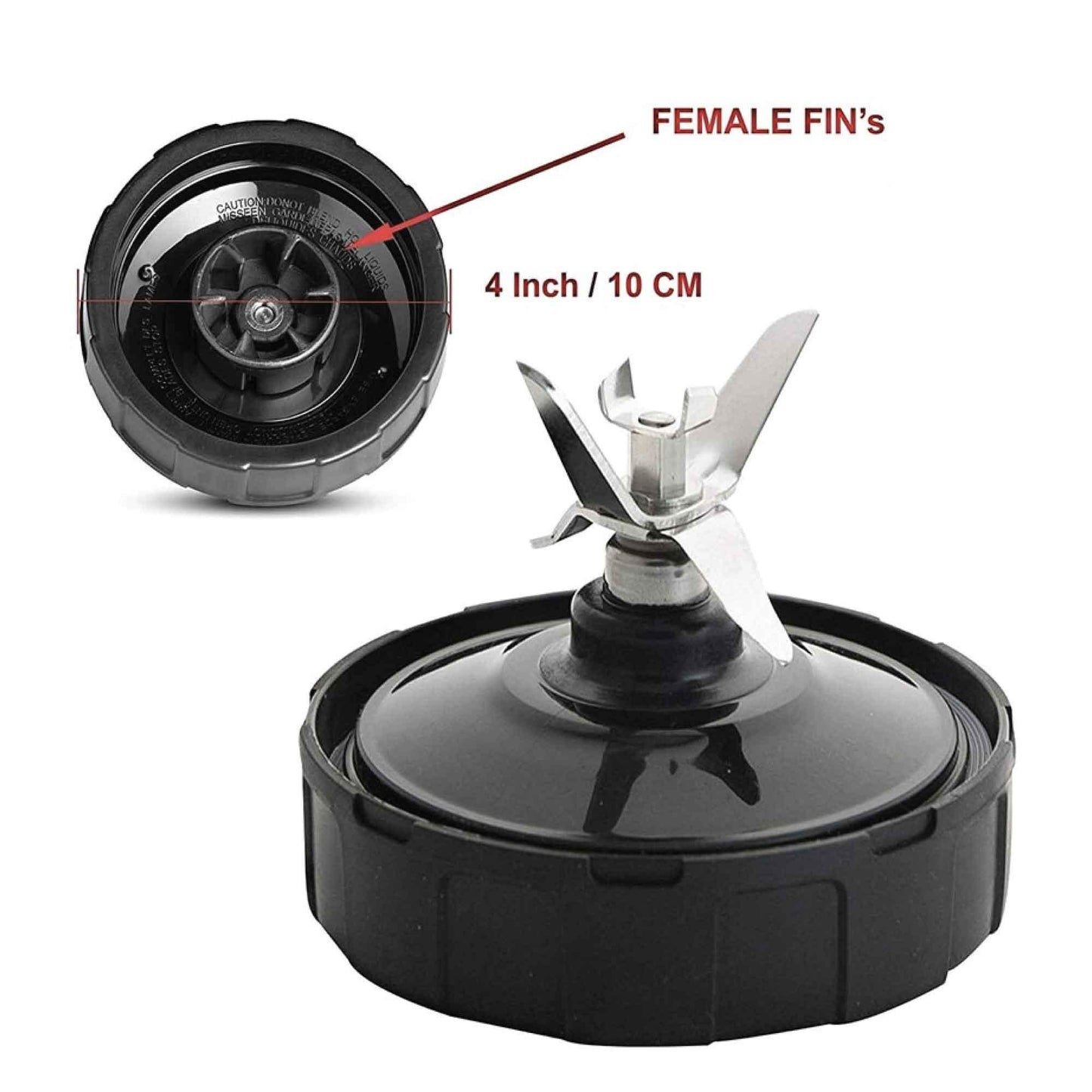 For Nutri Ninja Extractor Blade - 6 Fin Female Connection Replacement Parts - Mekamart Australia