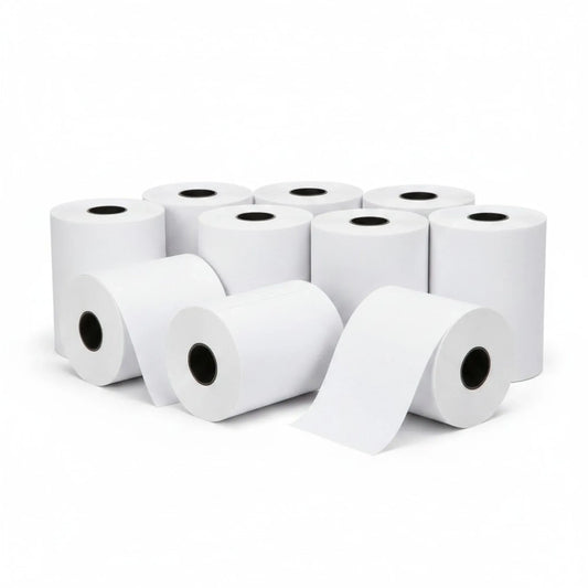 10x Thermal Paper Rolls 80x80mm -  47.5m Register EFTPOS POS Receipt Bulk