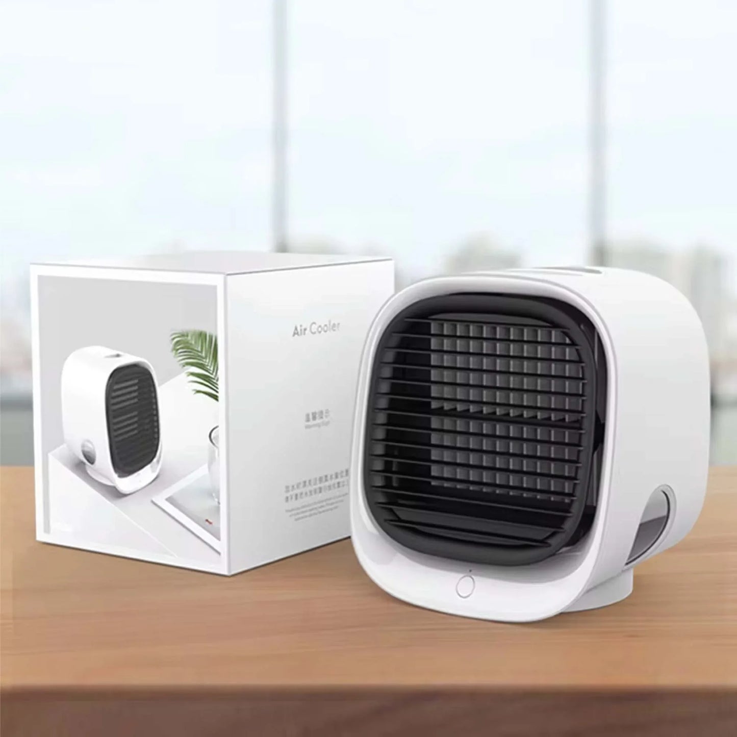 USB Mini Air Purifier - Portable Desktop Air Conditioner Cooling Fan With Water - Mekamart Australia