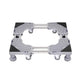 Adjustable Appliance Base Stand - Lock Wheel Trolley For Washing Machine Fridge - Mekamart Australia