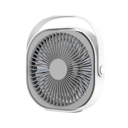 3-Speed USB 20cm Desktop Fan - Quiet Portable Lightweight Rechargeable Cooler - Mekamart Australia