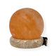 USB Colour Changing Salt Himalayan Lamp - Ball Sphere Shape Pink Rock LED Light - Mekamart Australia