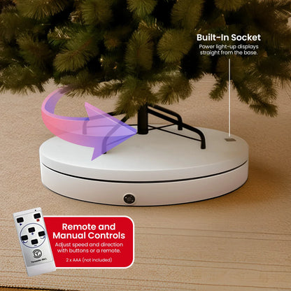 Christabelle 60cm 100kg Commercial-grade Electric Display Turntable Christmas - Mekamart Australia