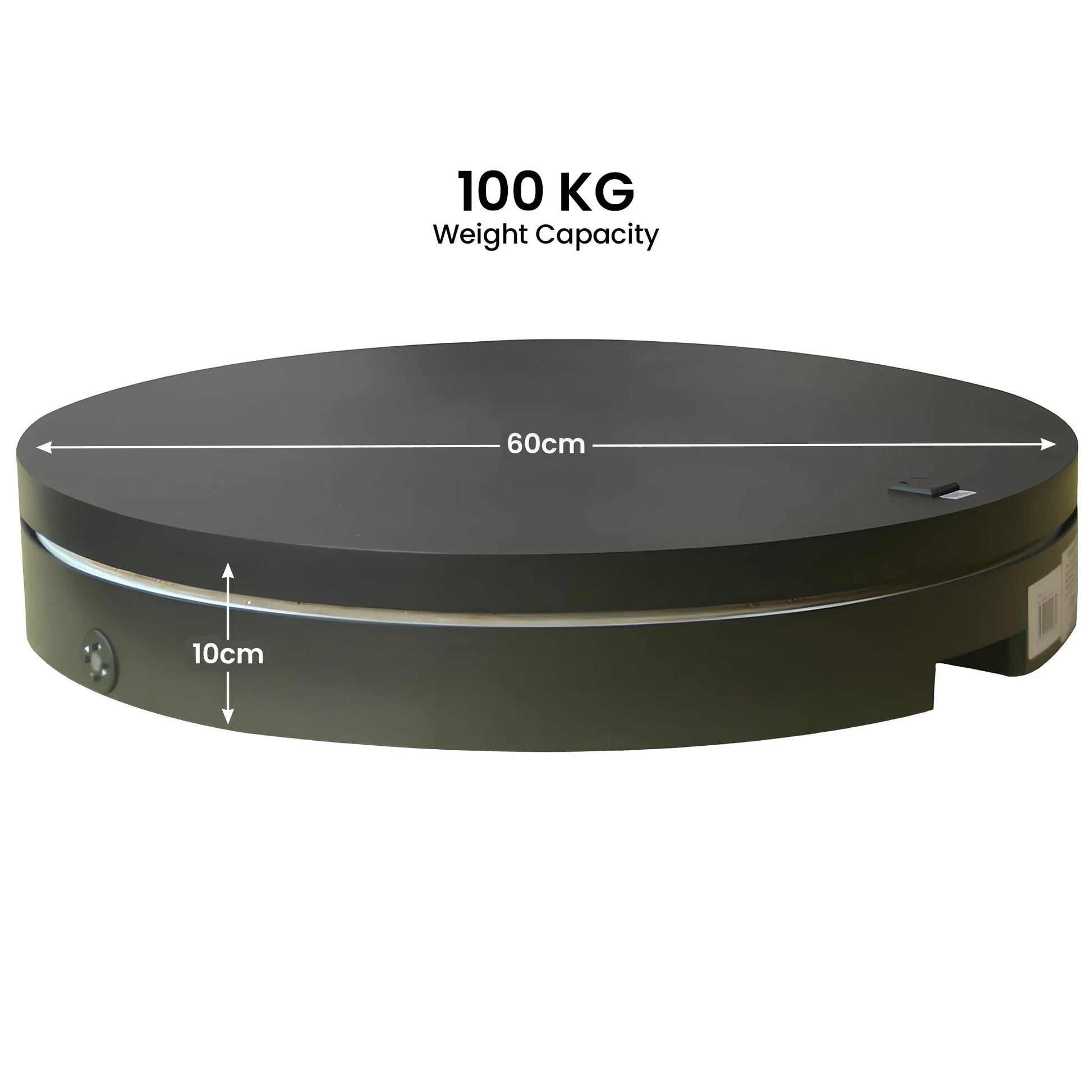 Christabelle 60cm 100kg Commercial-grade Electric Display Turntable - Mekamart Australia
