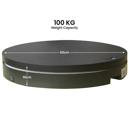 Christabelle 60cm 100kg Commercial-grade Electric Display Turntable - Mekamart Australia