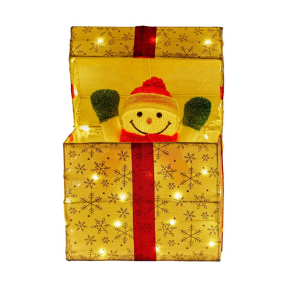 Christabelle Animated Snowman Gift Box Led Christmas Tree Decoration Ornaments - Mekamart Australia