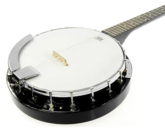 Karrera 5 String Resonator Banjo - Black - Mekamart Australia