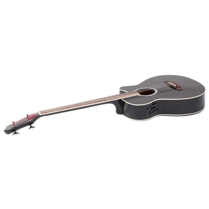 Karrera 43in Acoustic Bass Guitar - Black - Mekamart Australia