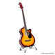 Karrera 43in Acoustic Bass Guitar Sunburst - Mekamart Australia