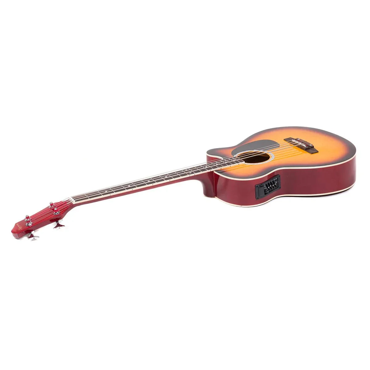 Karrera 43in Acoustic Bass Guitar Sunburst - Mekamart Australia