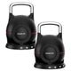 Powertrain 2x 20kg Adjustable Kettlebell One Hand Adjustment Weight Set
