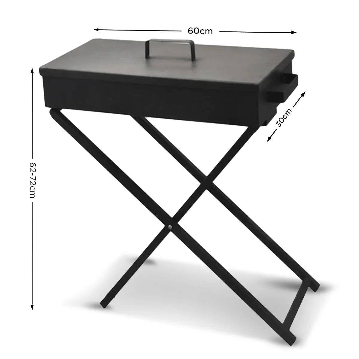 Wallaroo Charcoal BBQ Grill - Adjustable Height - Mekamart Australia