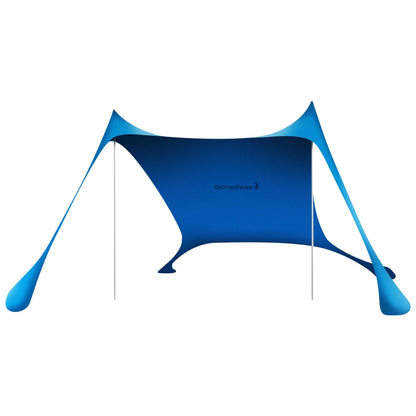 Wallaroo Beach Tent Canopy Sunshade 2m X 2m - Blue - Mekamart Australia