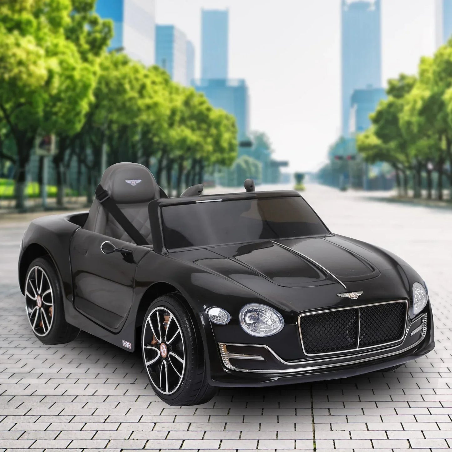Kahuna Bentley Exp 12 Licensed Speed 6E Electric Kids Ride On Car Black - Mekamart Australia