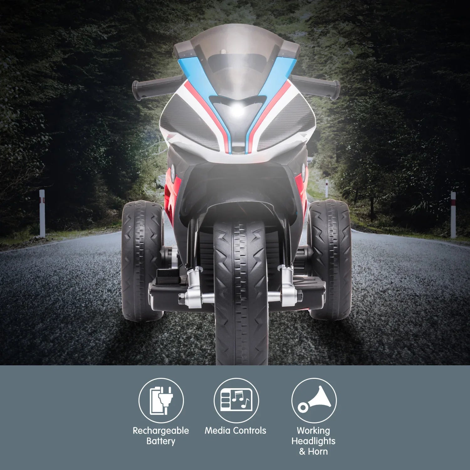 Kahuna Bmw Hp4 Race Kids Ride-on Motorbike In Red - Mekamart Australia