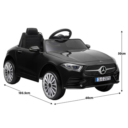 Kahuna Mercedes Benz CLS 350 Kids Electric Ride On Car with Remote Control - Black - Mekamart Australia