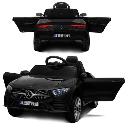 Kahuna Mercedes Benz CLS 350 Kids Electric Ride On Car with Remote Control - Black - Mekamart Australia
