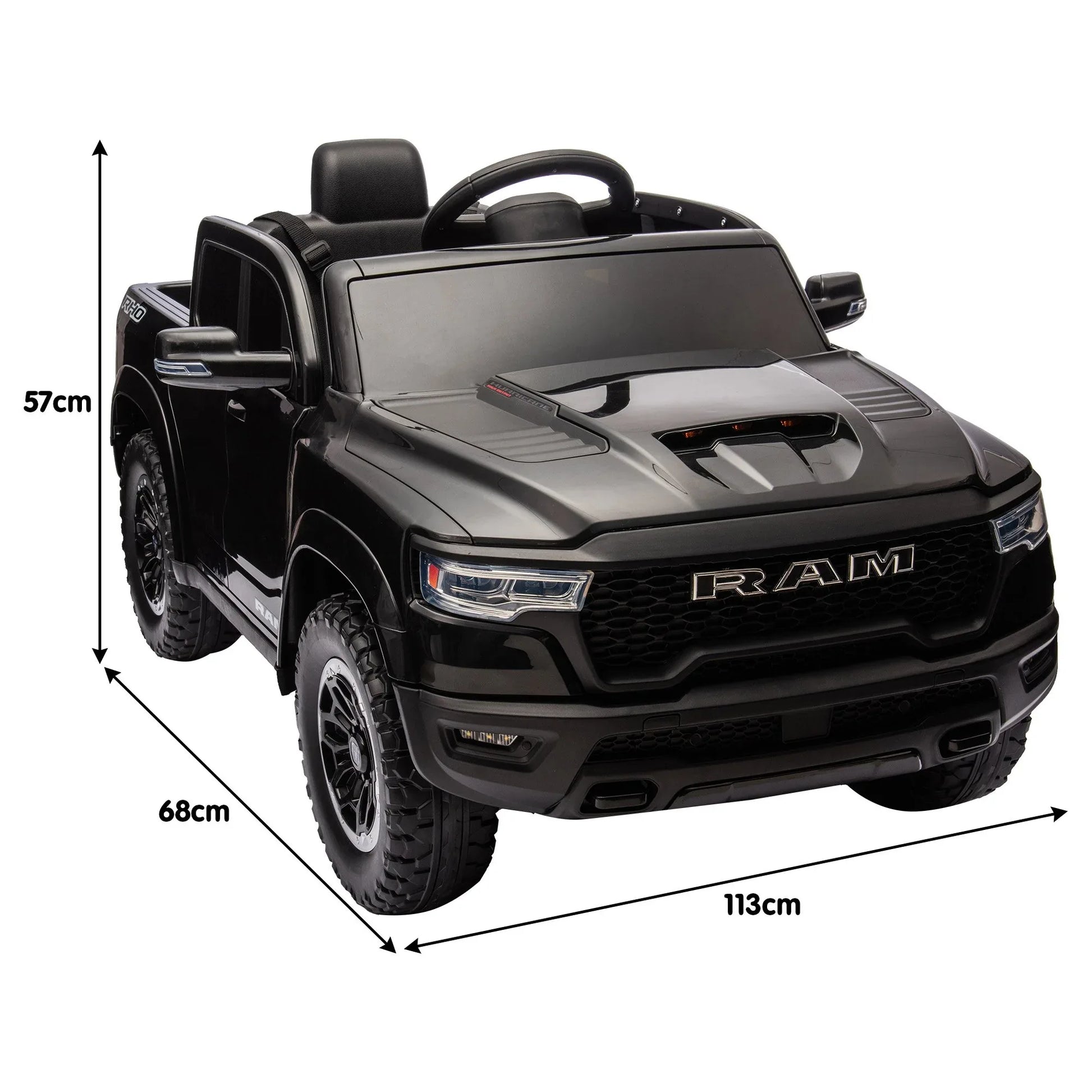 Kahuna Ram 1500 RHO Kids Electric Ride On Car with Remote Control - Mekamart Australia