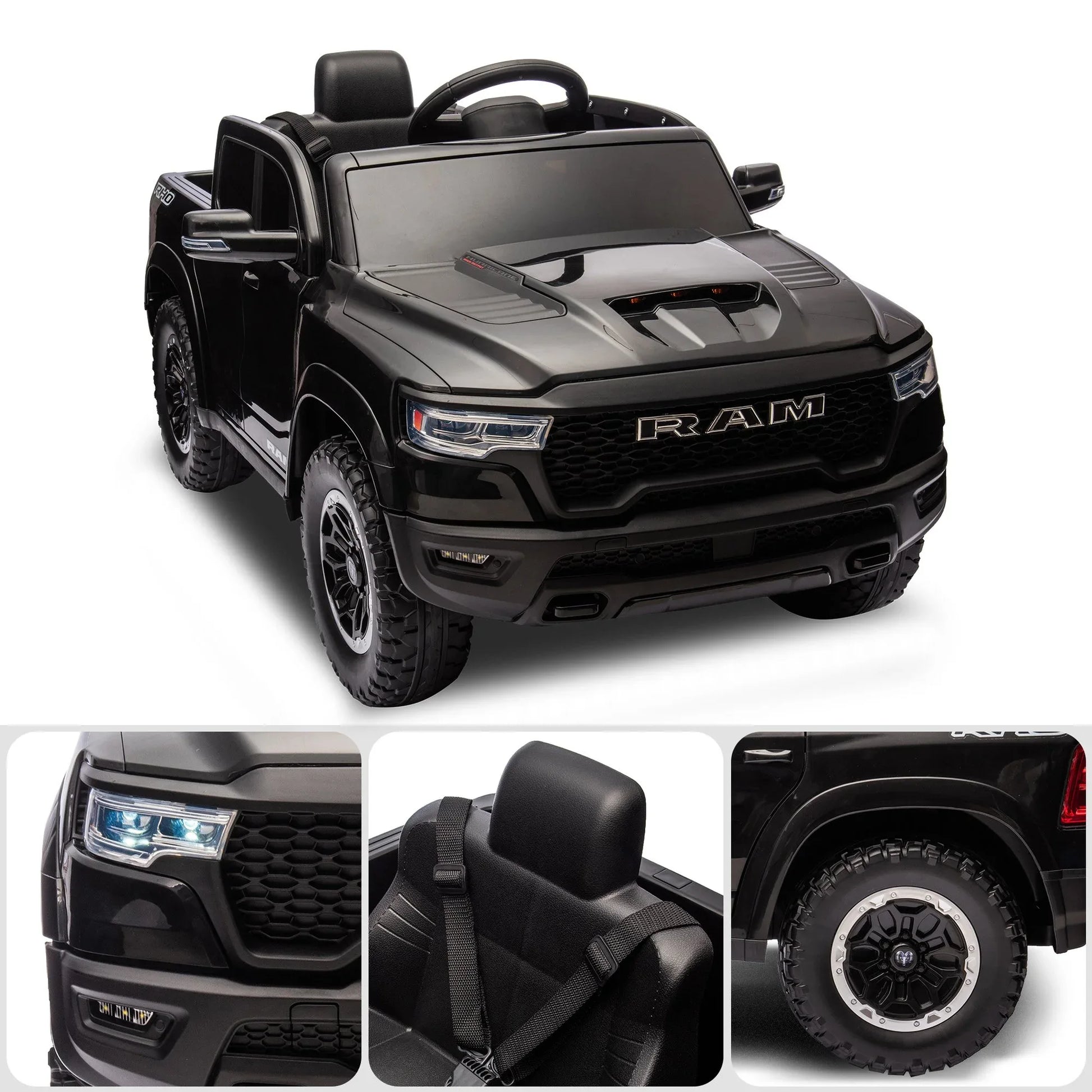 Kahuna Ram 1500 RHO Kids Electric Ride On Car with Remote Control - Mekamart Australia