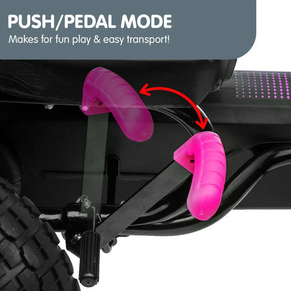 Kahuna G18 Kids Ride On Pedal Go Kart - Rose Pink - Mekamart Australia