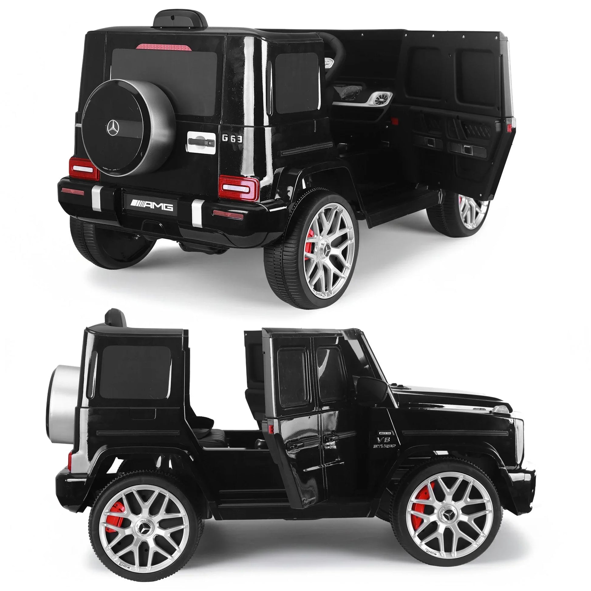 Kahuna Mercedes Benz AMG Licensed G63 Kids Electric Ride On Car Remote Control Dual 25W Motors Music Player LED Lights - Mekamart Australia