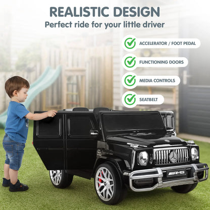 Kahuna Mercedes Benz AMG G63 Kids Electric Two Seater Ride On Car with Remote Control - Mekamart Australia