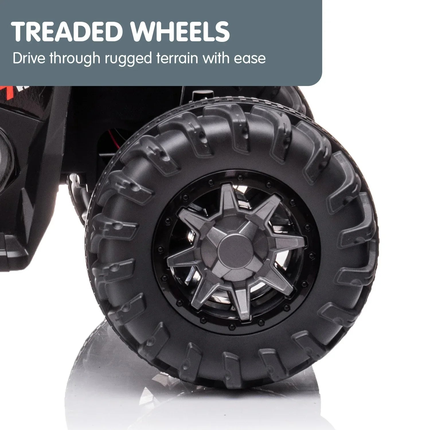 Kahuna GTS99 Kids Electric Ride On Quad Bike Toy ATV 50W - Black - Mekamart Australia