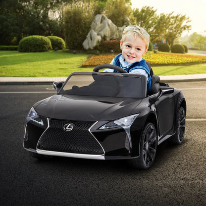 Kahuna Licensed Lexus LC 500 Kids Electric Ride On Car - Black - Mekamart Australia
