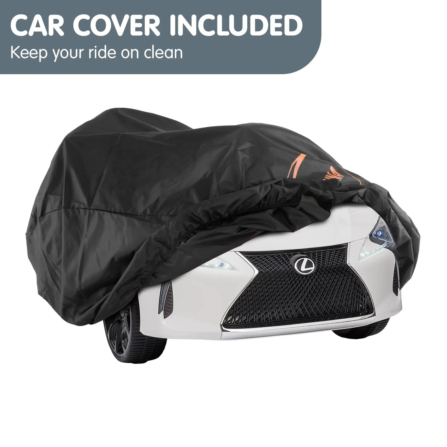 Kahuna Licensed Lexus Lc 500 Kids Electric Ride On Car - White - Mekamart Australia