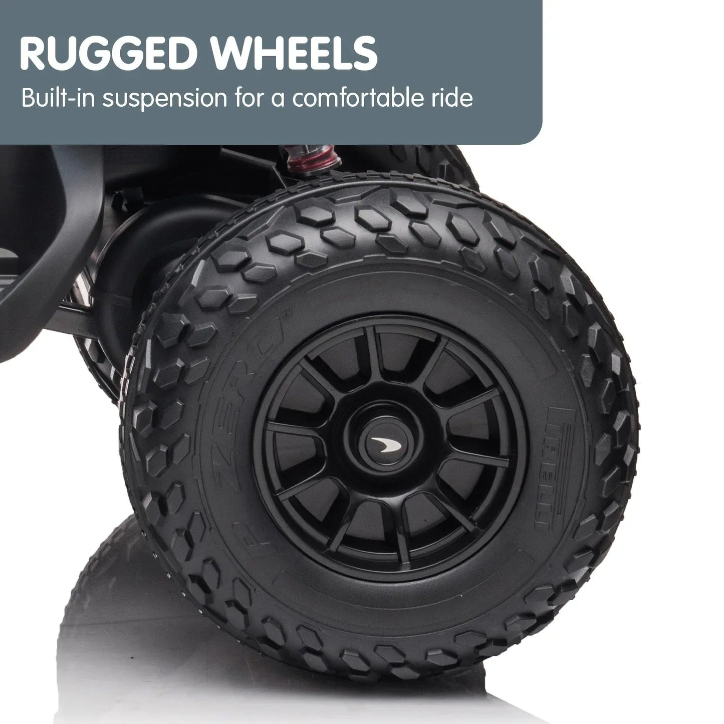 Kahuna MCL35 McLaren Toy Ride On Electric Quad Bike - Black - Mekamart Australia